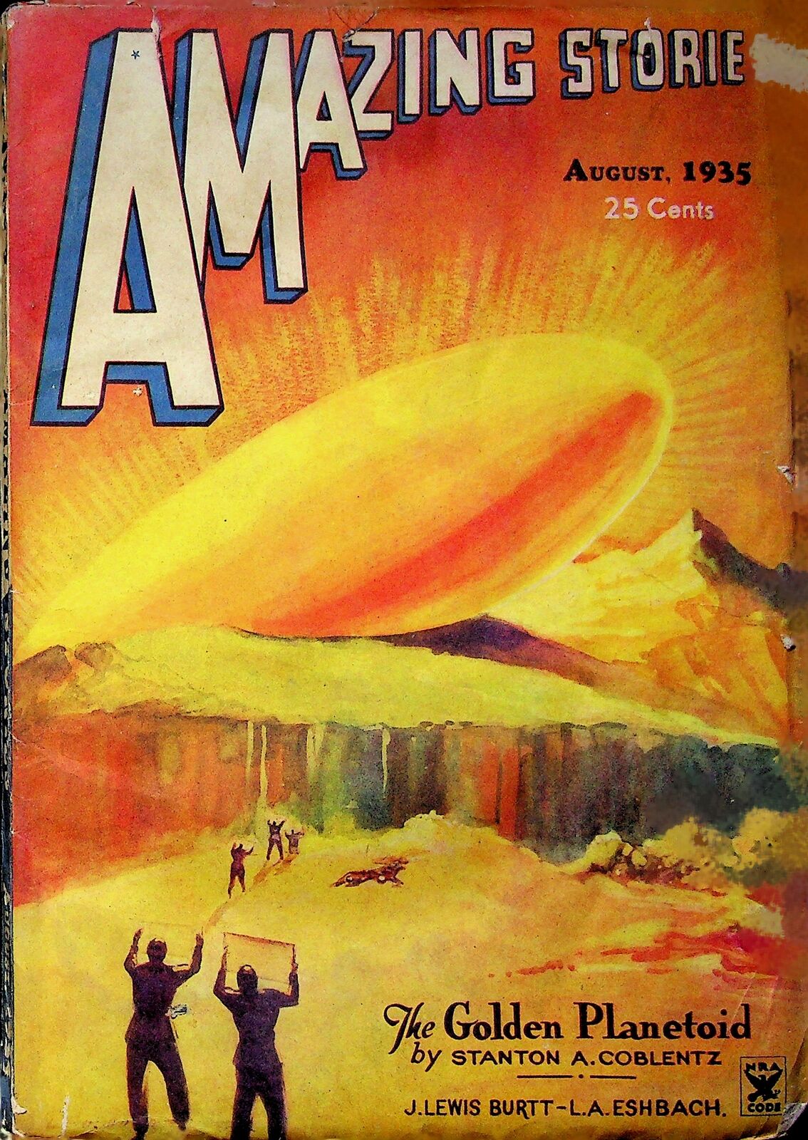 Amazing Stories Pulp Aug 1935 Vol. 10 #5 VG