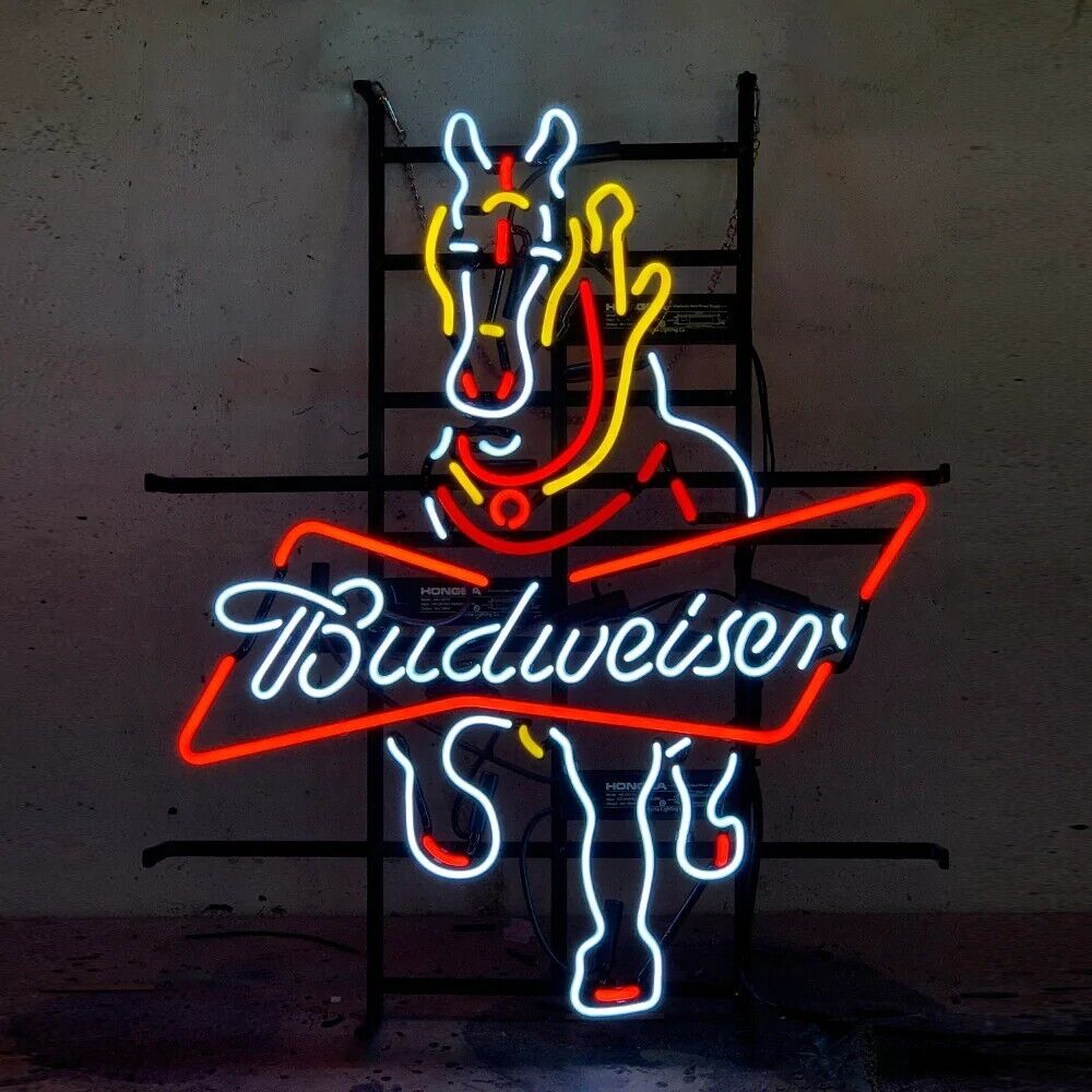 BVD Horse Neon Sign Light Nightlight Beer Bar Pub Wall Decor Artwork 24\