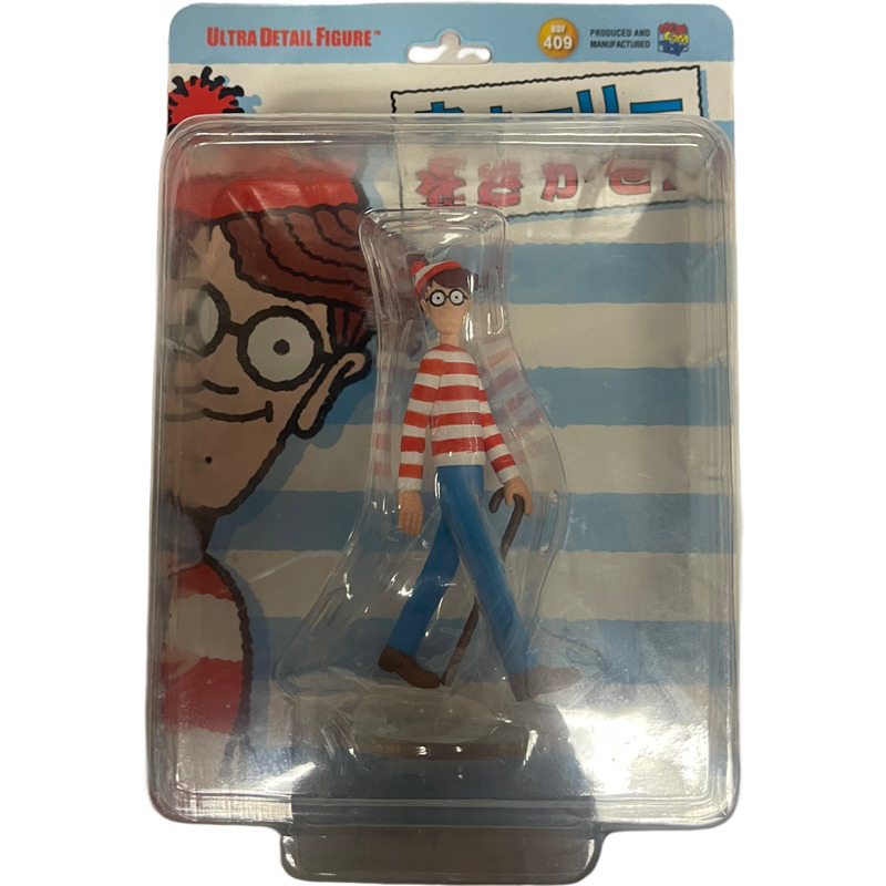 Wally VCD Figure Where\'s Wally? by Medicom Where\'s Waldo RARE limited edition