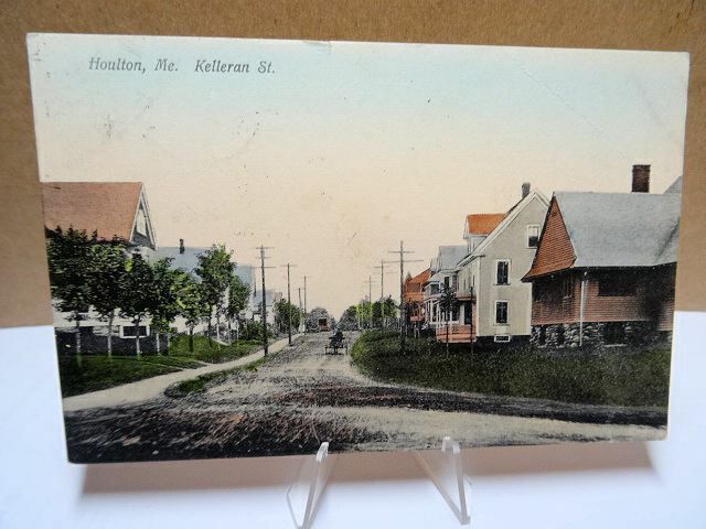 1908 Postcard Kelleran Street Houlton Maine