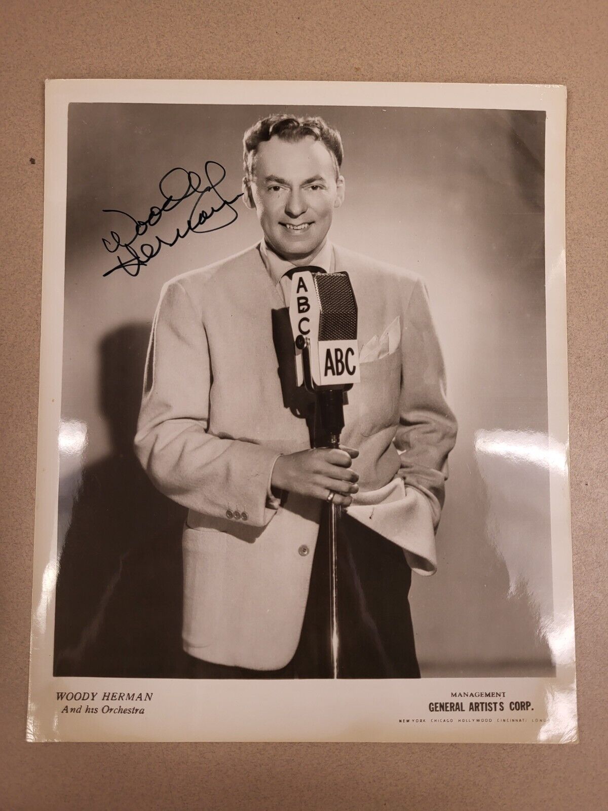 Woody Herman Autographed Hand Signed 8\