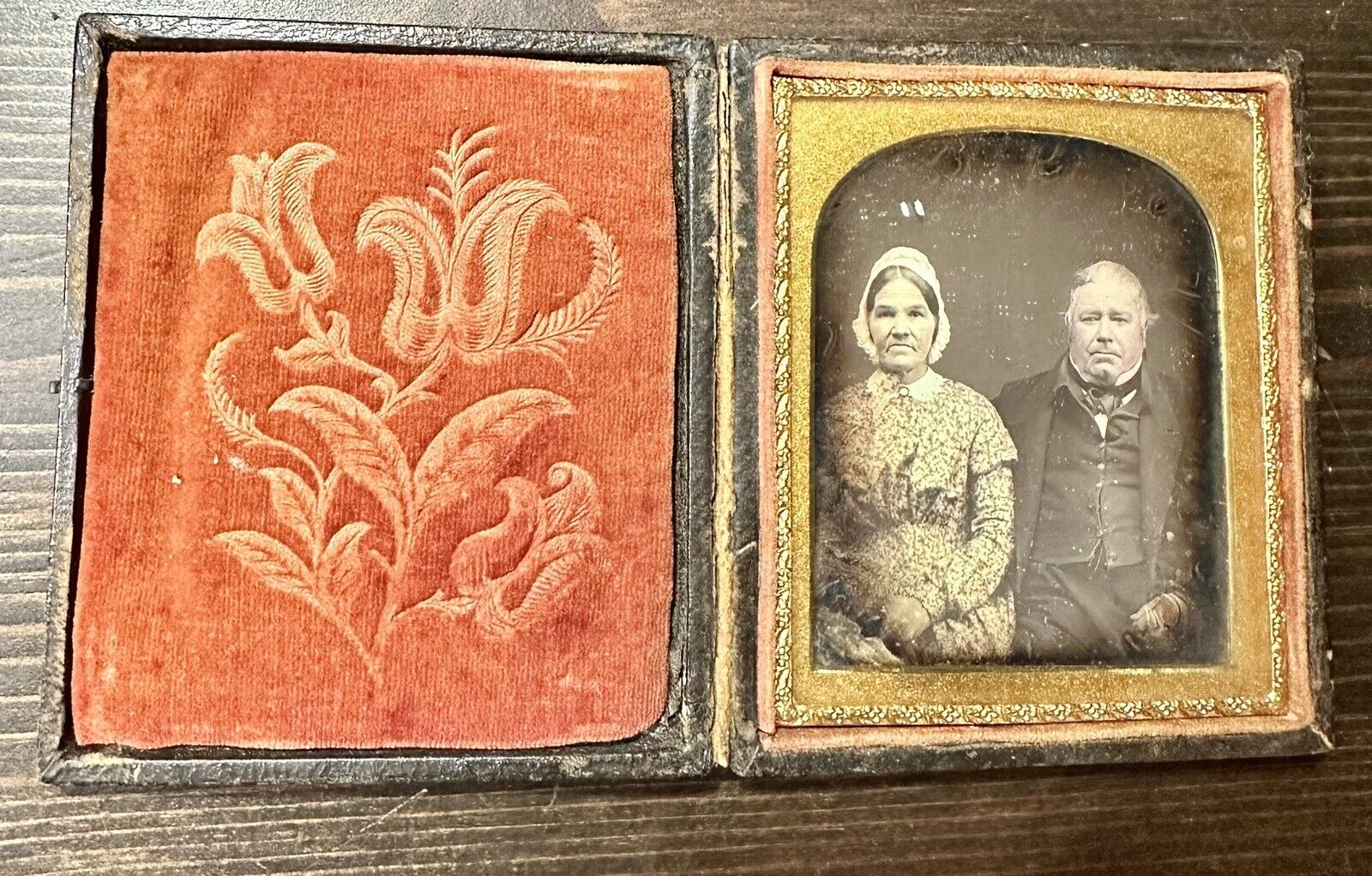 1840s Florida or Georgia? 1/6 Daguerreotype Man & Woman / Husband Wife