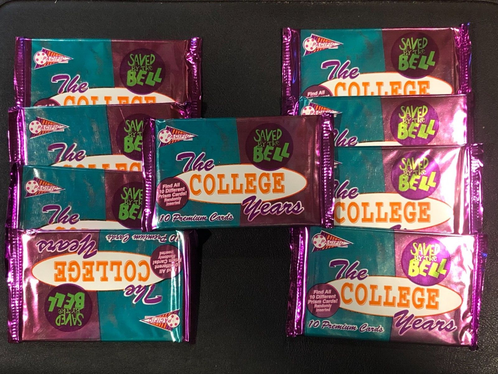 (9)x Saved by the Bell College Years TV Series 1994 Pacific Sealed Card Pack Lot