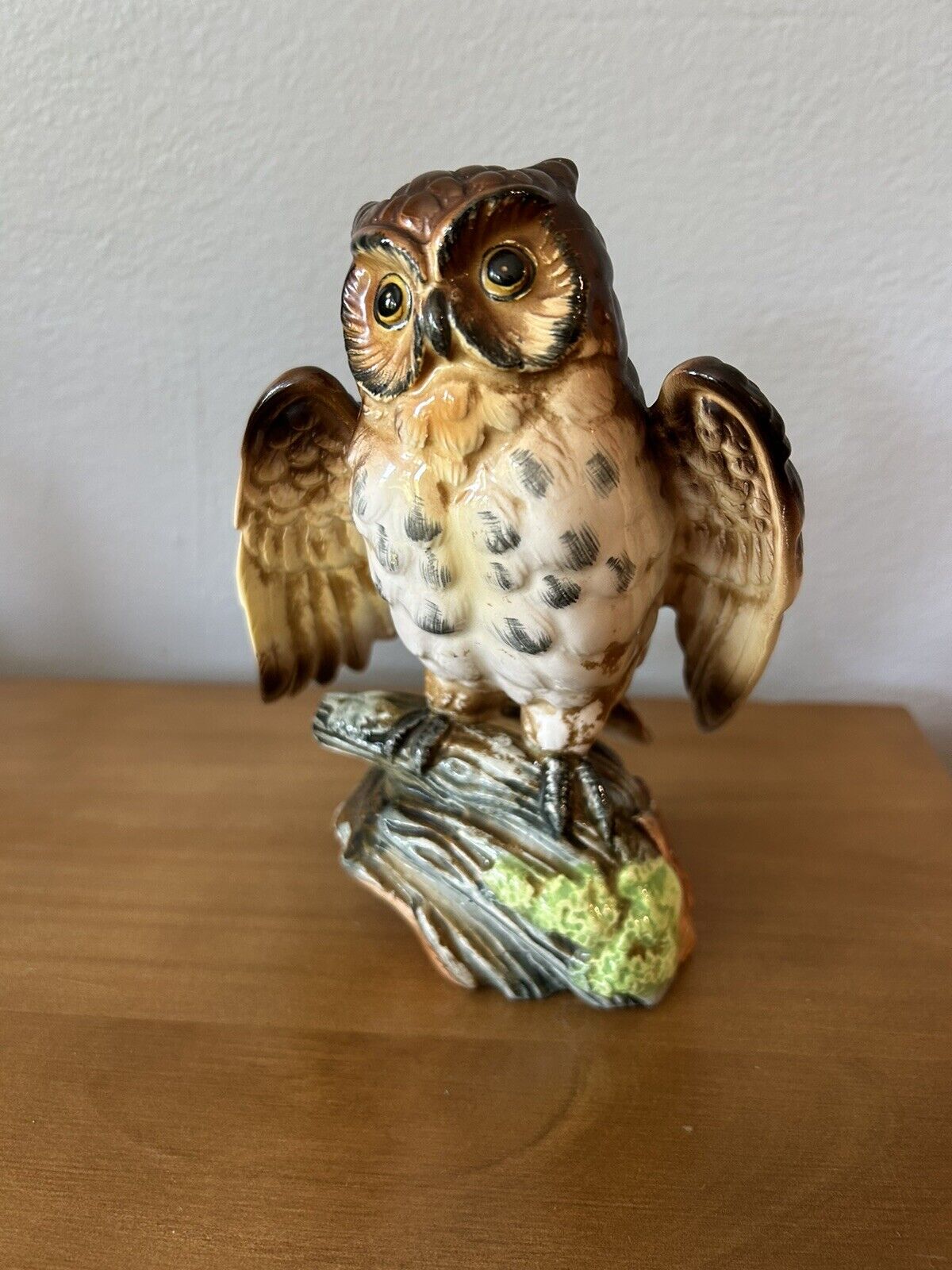 Norcrest Owl Figurine. 6”. Vintage. Rare