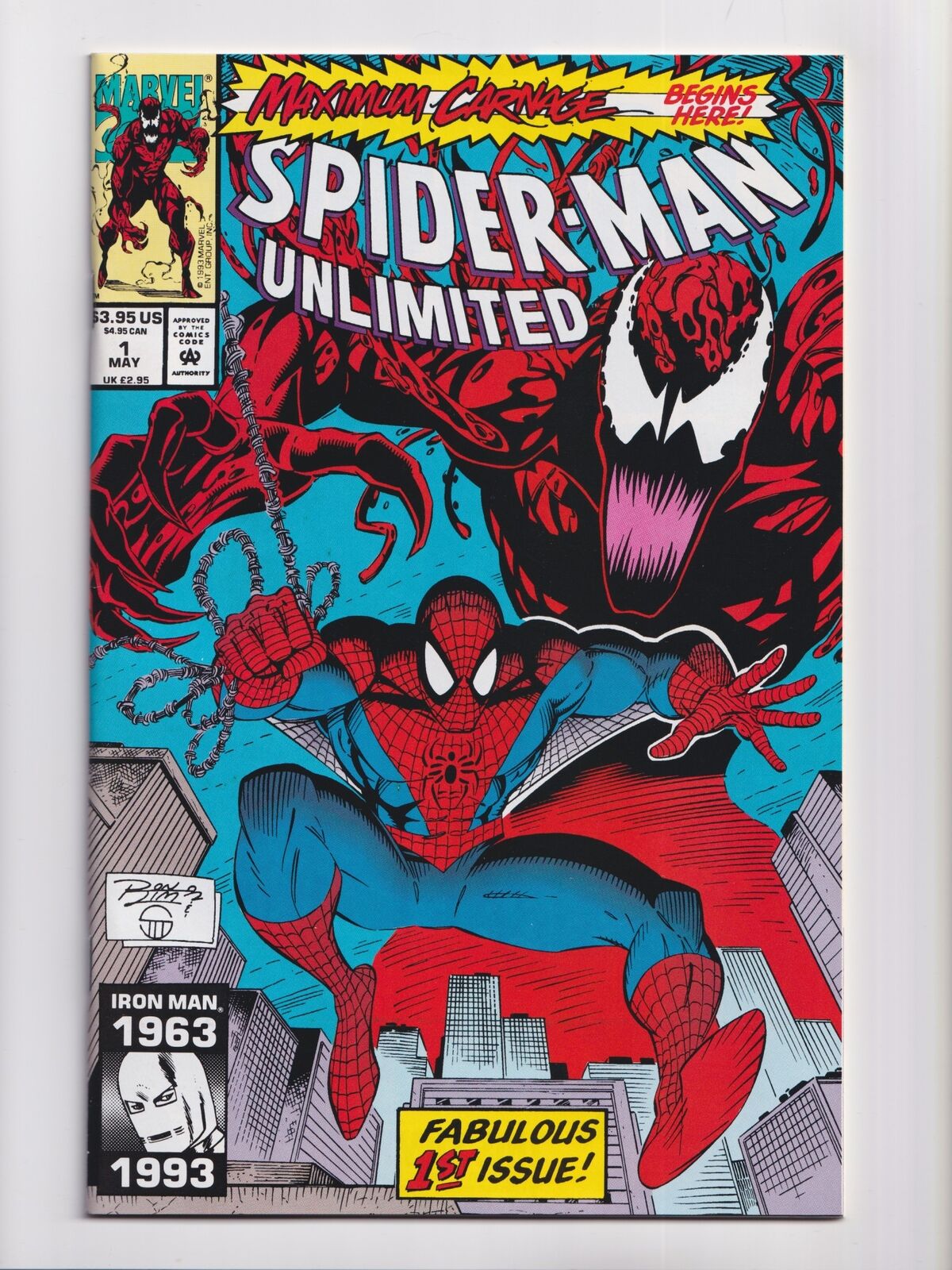 Spider-Man Unlimited #1 Marvel Comics 1993 Maximum Carnage Begins NM+