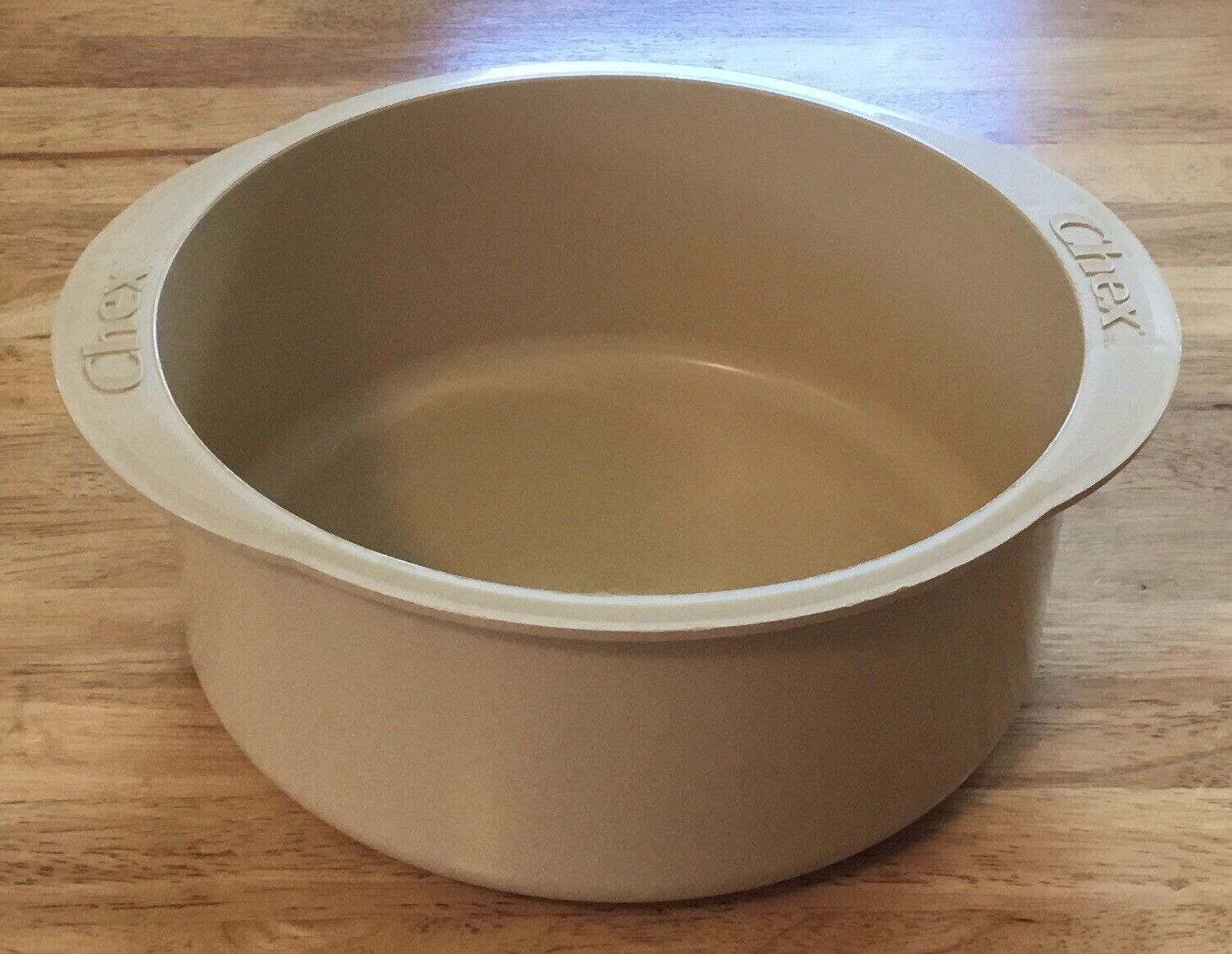 Vintage CHEX MIX ~Snack Bowl 3-1/2 Beige ~Quart Microwave Safe Microwavable