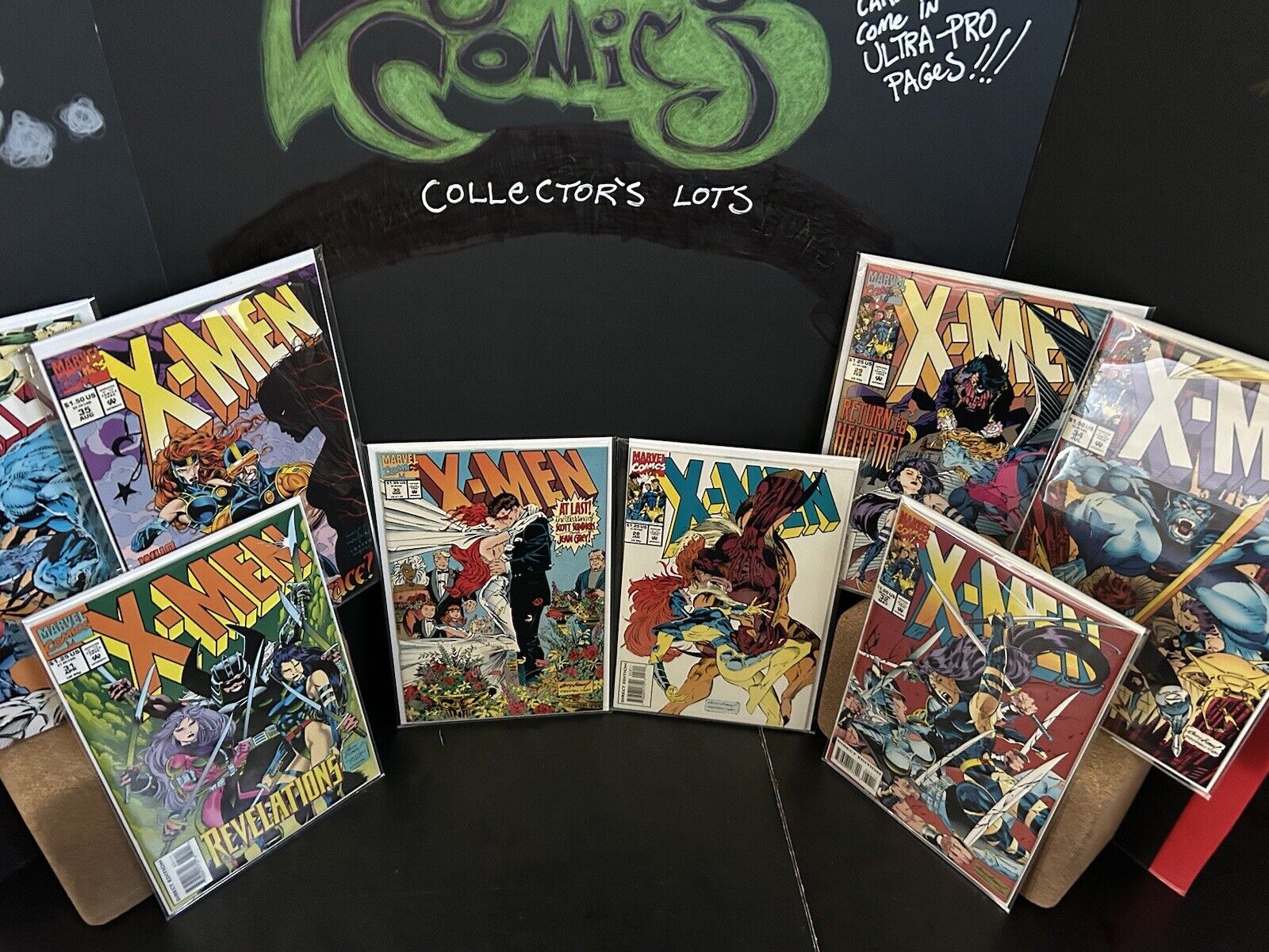 X-Men Comic Book Lot of 8 1991 Marvel Comics 27-35