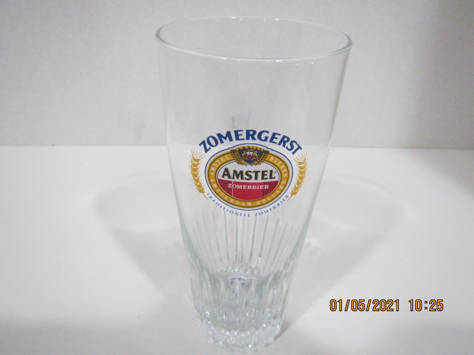 #57 AMSTEL Bier Beer Glass AMSTEL BIER 5-1/2\