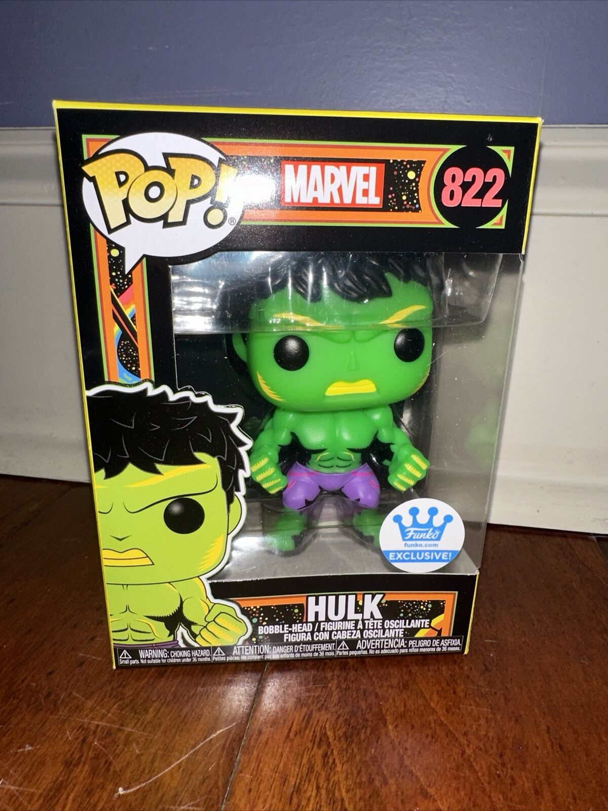 Funko Pop Vinyl: Marvel - Hulk - Funko Web (FW) (Exclusive) #822