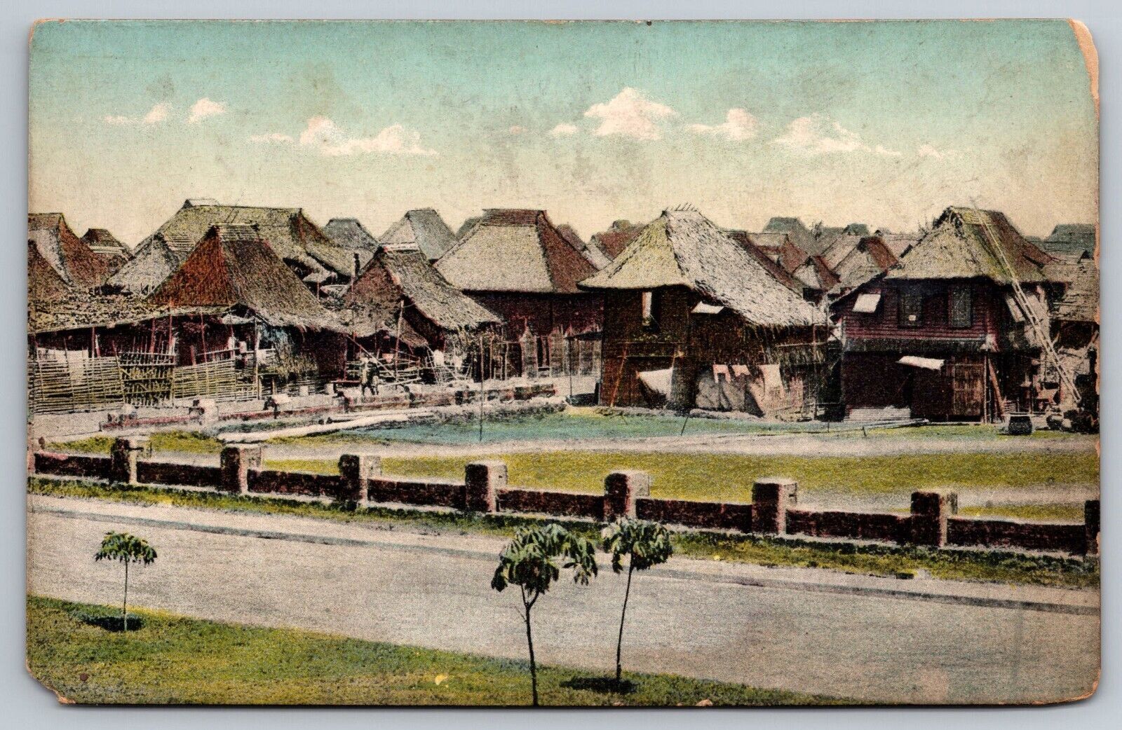 Postcard B 311, A view of a village that I can not identify, Can You?