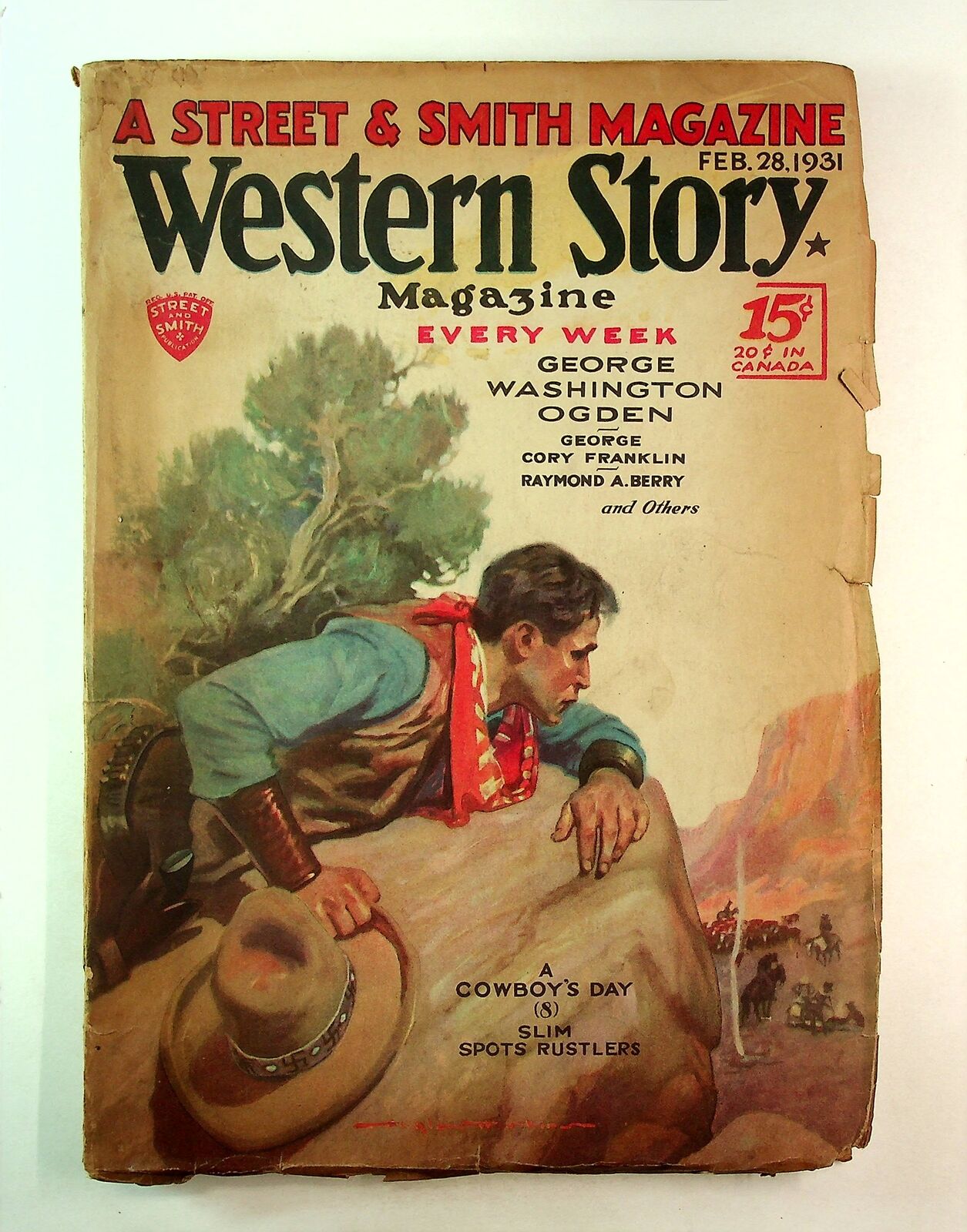 Western Story Magazine Pulp 1st Series Feb 28 1931 Vol. 102 #3 VG