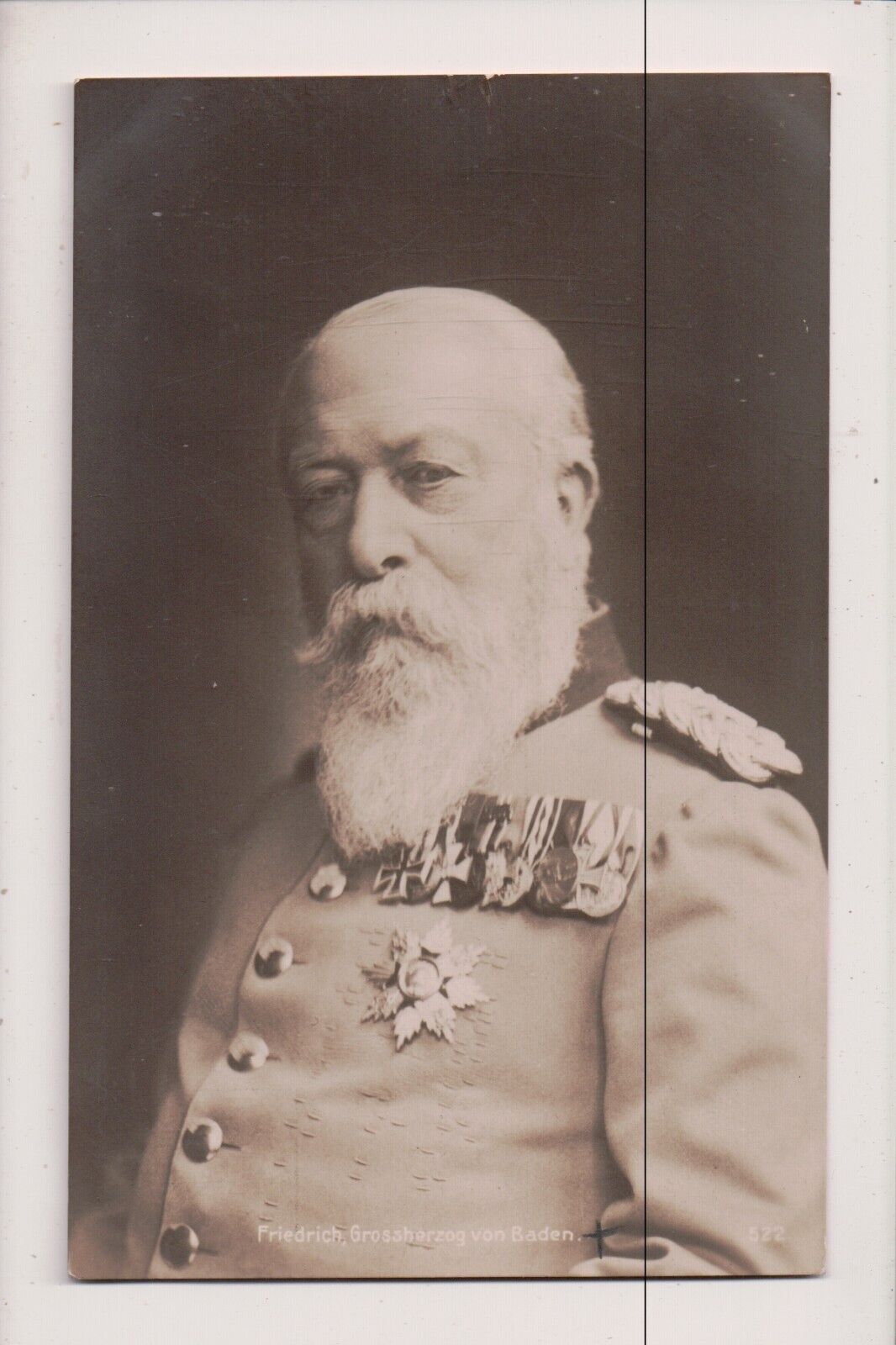 Vintage Postcard  Frederick I, Grand Duke of Baden