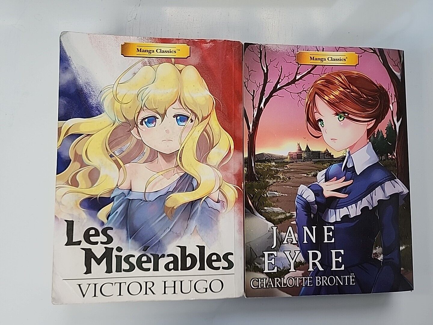 Manga Classics -Lot Of 2 Paperbacks (Les Miserables & Jane Eyre )