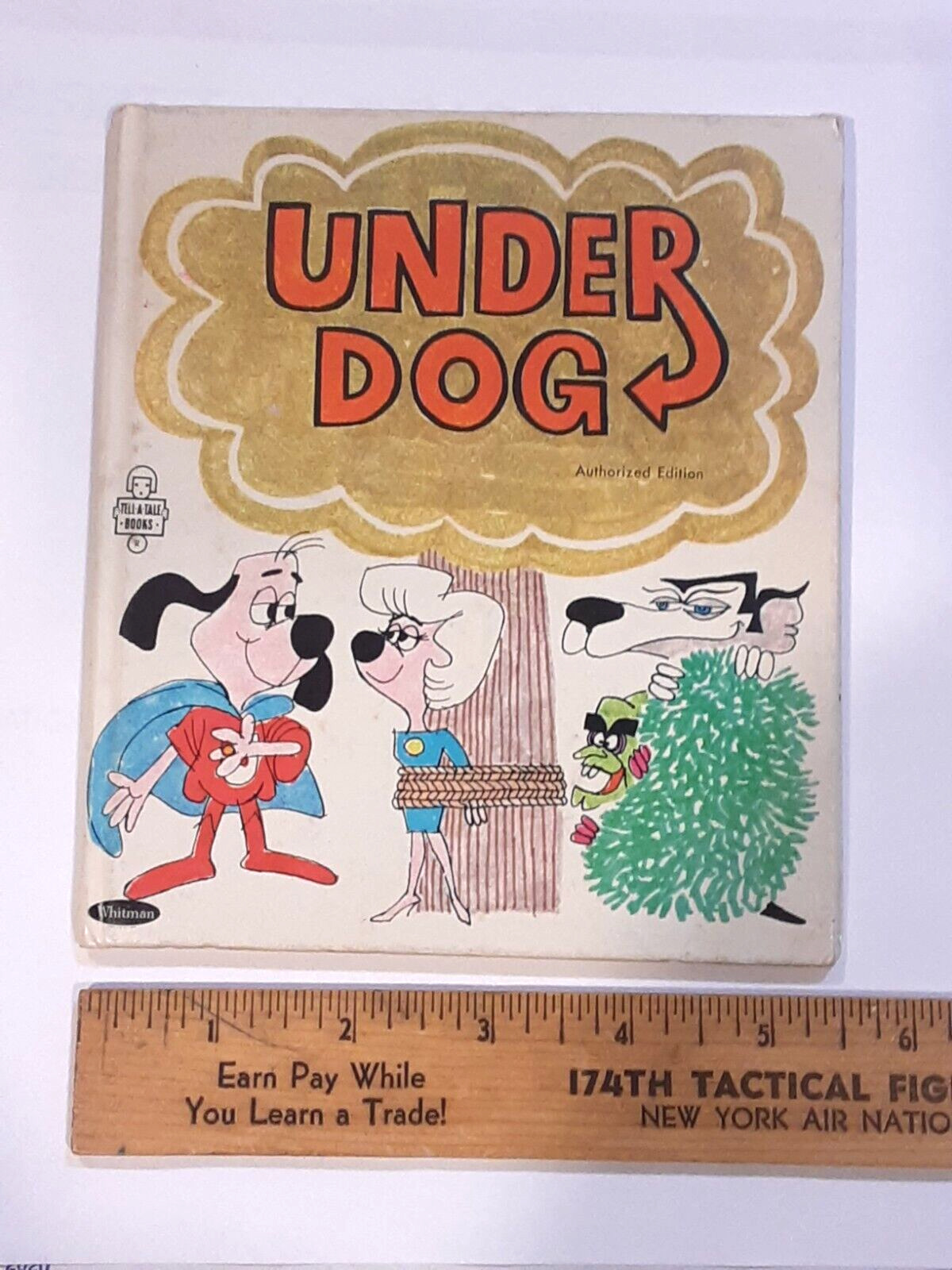 VINTAGE UNDERDOG TELL A TALE SMALL HARDCOVER BOOK