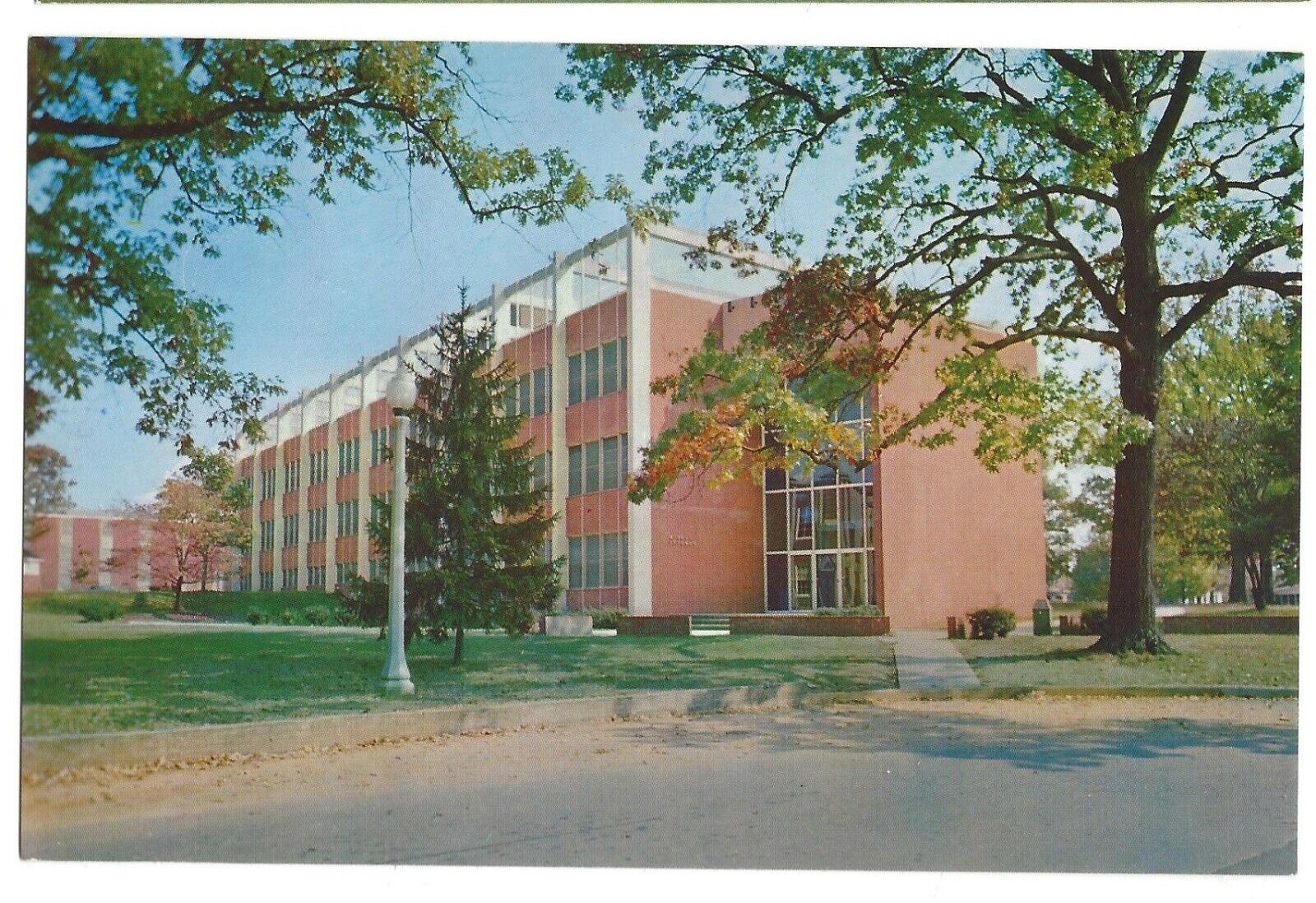 Minges Science Building, Lenoir Rhyme College, Hickory, North Carolina, Postcard