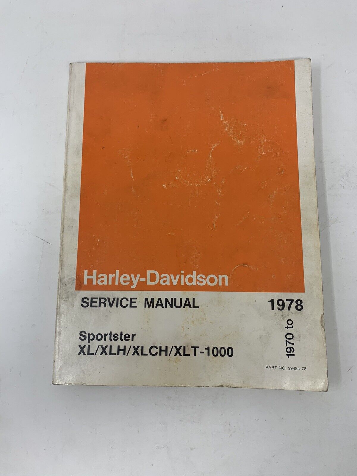 Harley Davidson Sportster XL/XLH/XLCH/XLT-1000 1970 to 1978 Service Manual