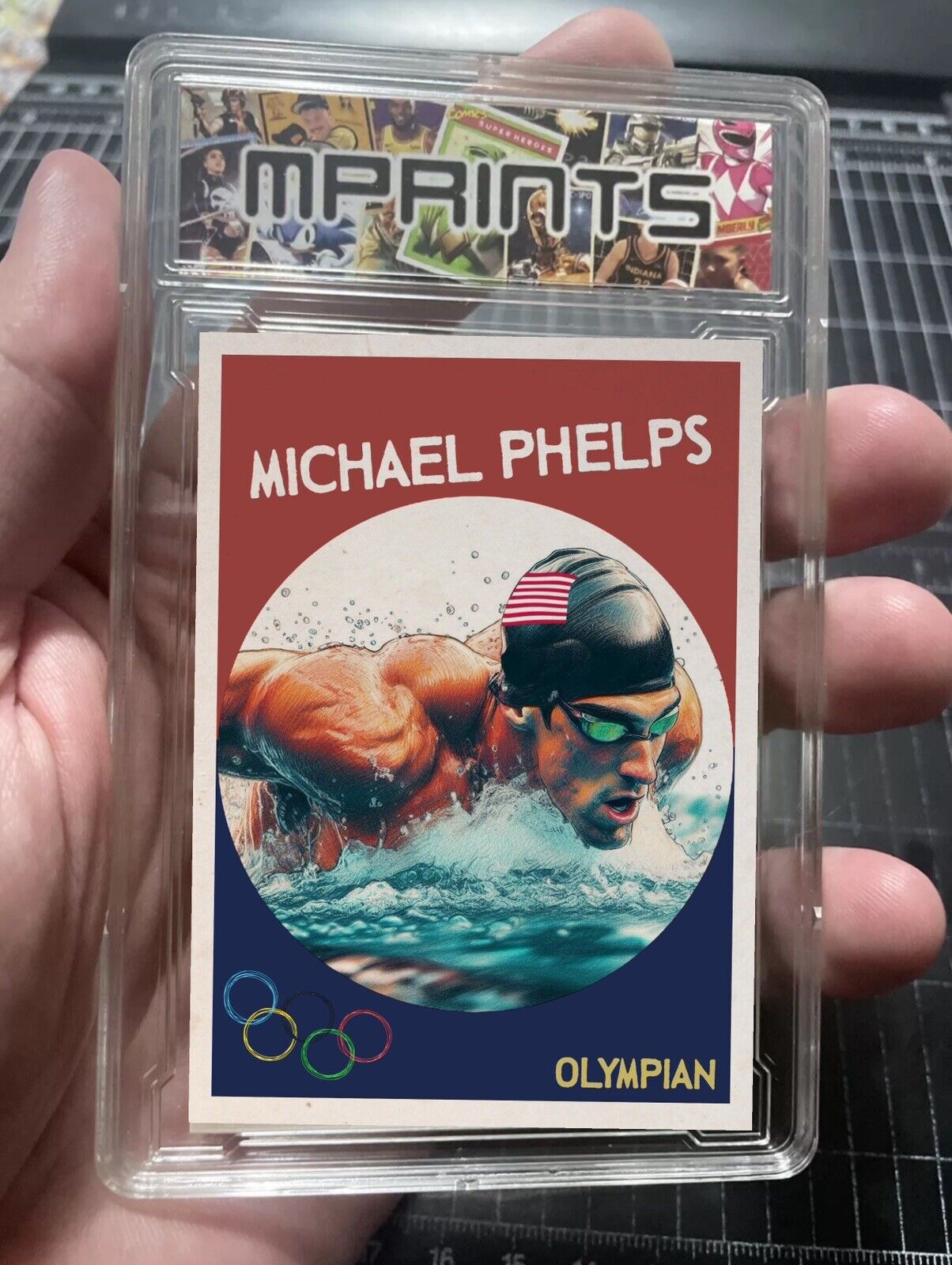 SLABBED Michael Phelps ‘59 Style Custom Card By MPRINTS