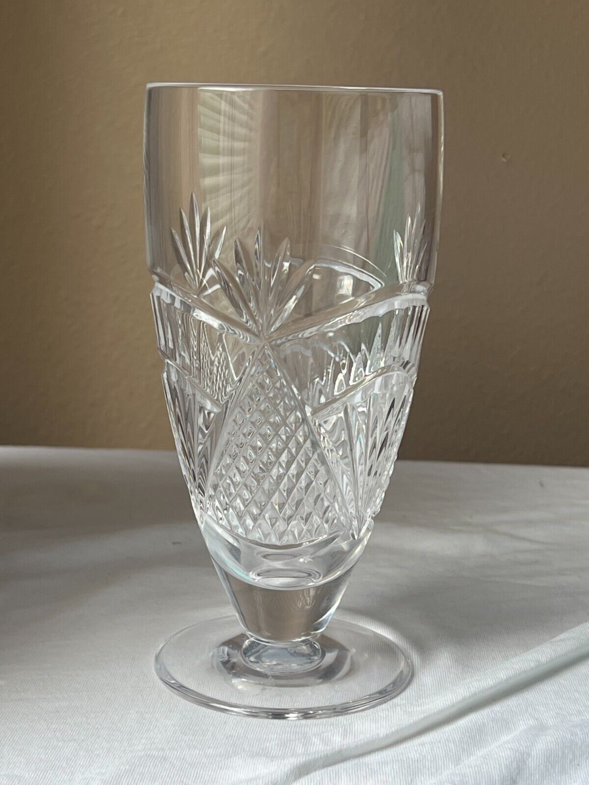 Waterford Crystal Iced Tea glass Seahorse Nouveau pattern MAX1362