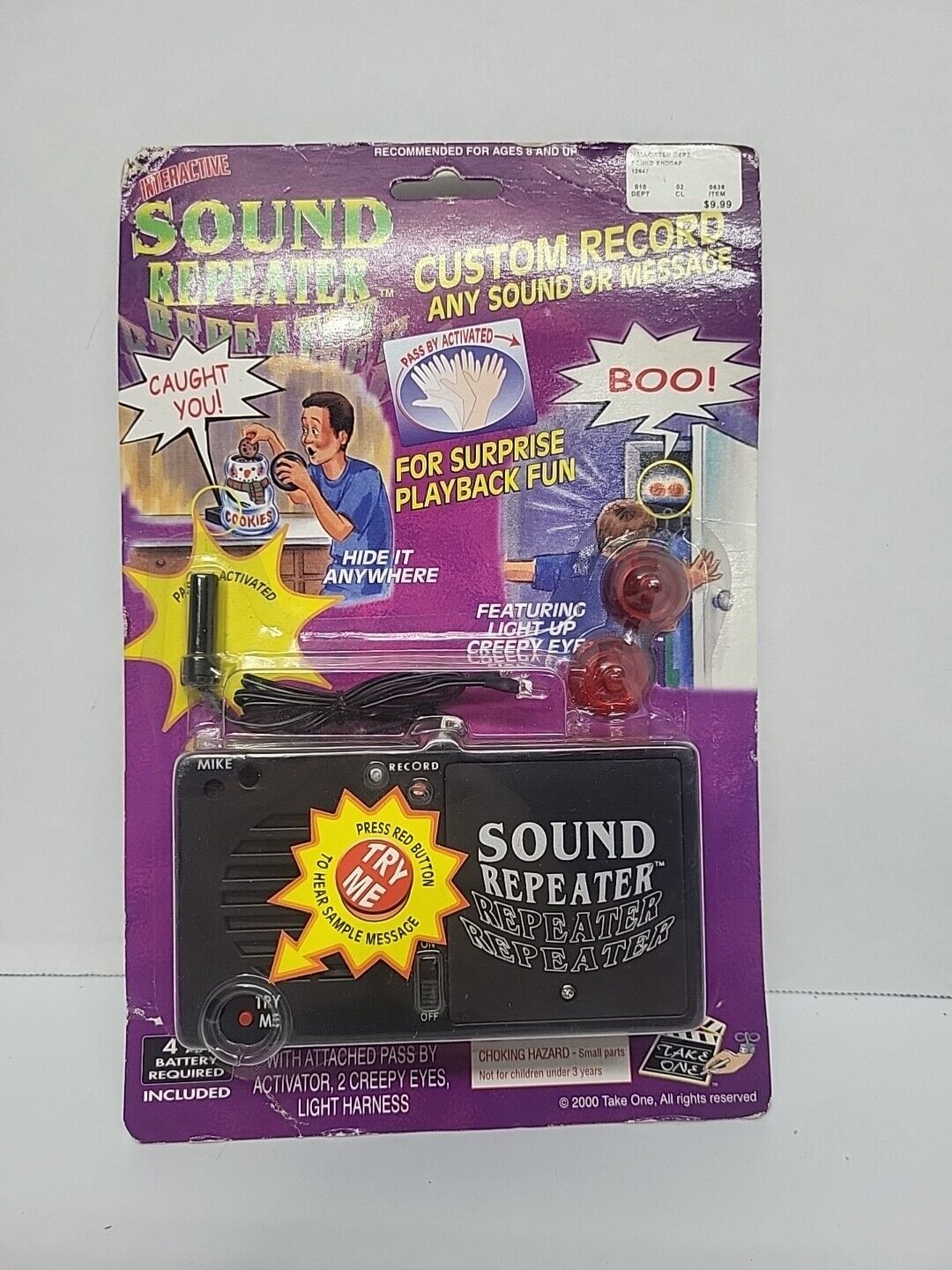 Sound Repeater, Interactive, Special Effects Halloween Prop