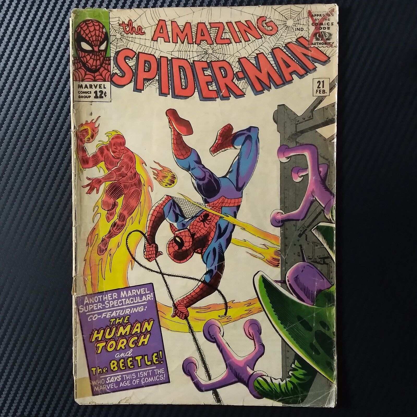 1964 The Amazing Spider-Man Marvel Comic Book #21 \