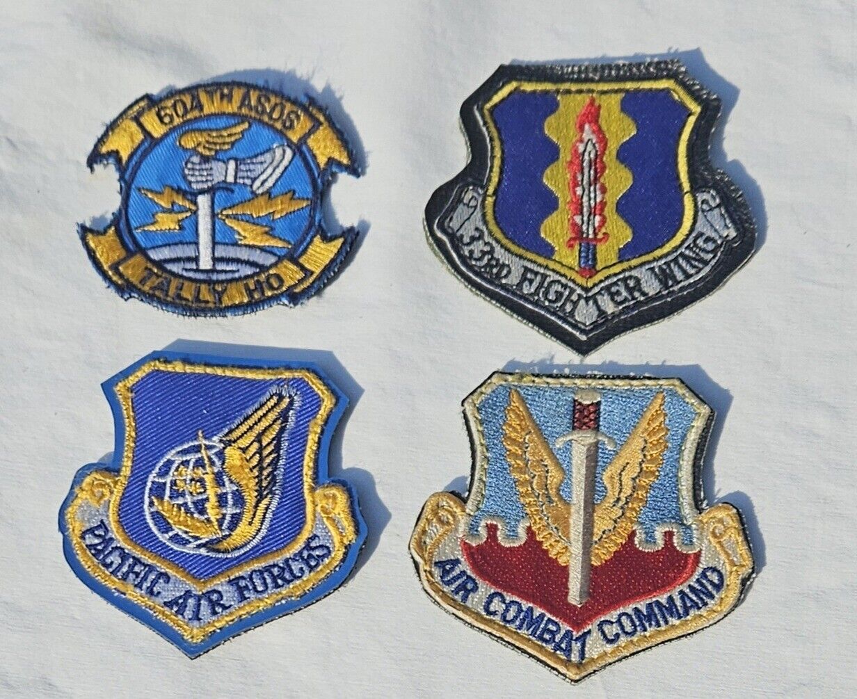 Four Air Force Military Patches 3\