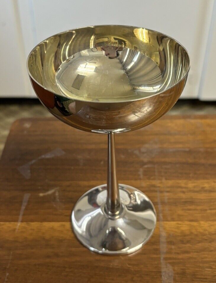 Vintage Raimond Spain SilverPlate Champagne/Wine Goblet