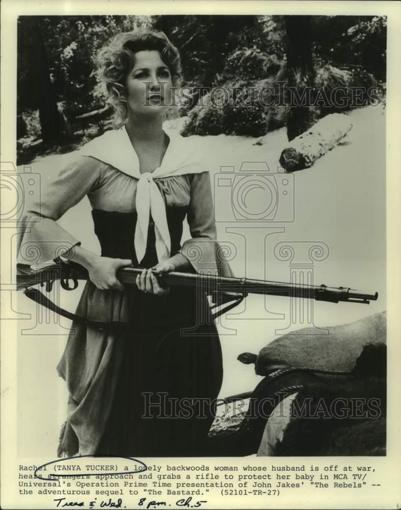 Press Photo Country Singer and Actress Tanya Tucker in Television\'s \