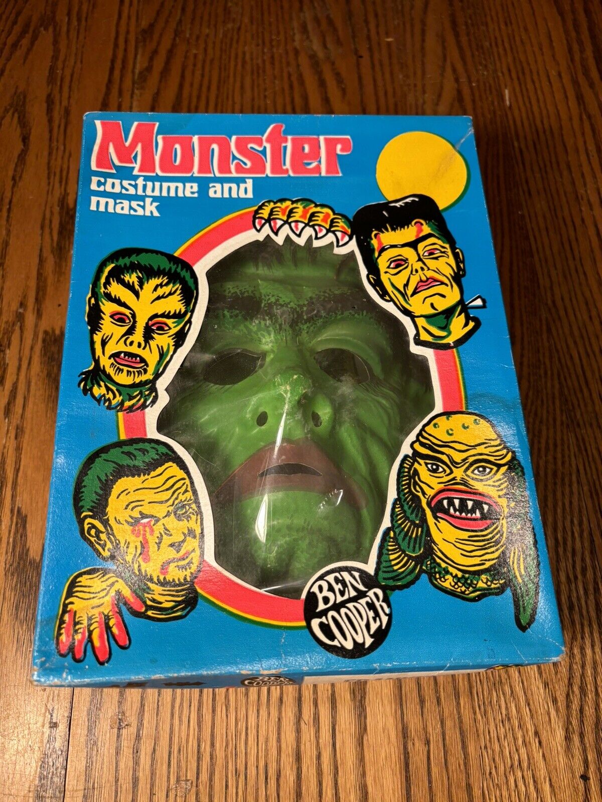 VINTAGE 1976 BEN COOPER Monster Frankenstein Halloween Costume Box Complete Rare