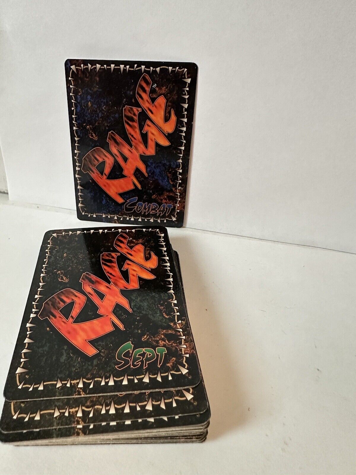 White Wolf  Rage Cards Combat - Sept Misc Vintage Random Cards