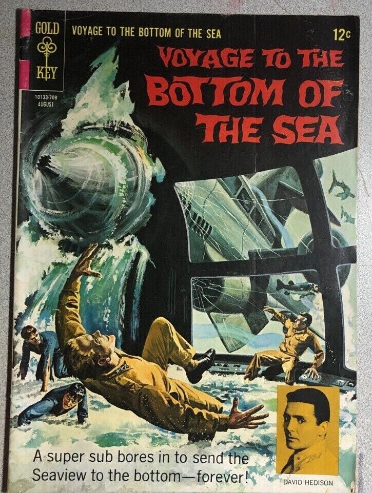 VOYAGE TO THE BOTTOM OF THE SEA #9 (1967) Gold Key Comics TV series FINE-