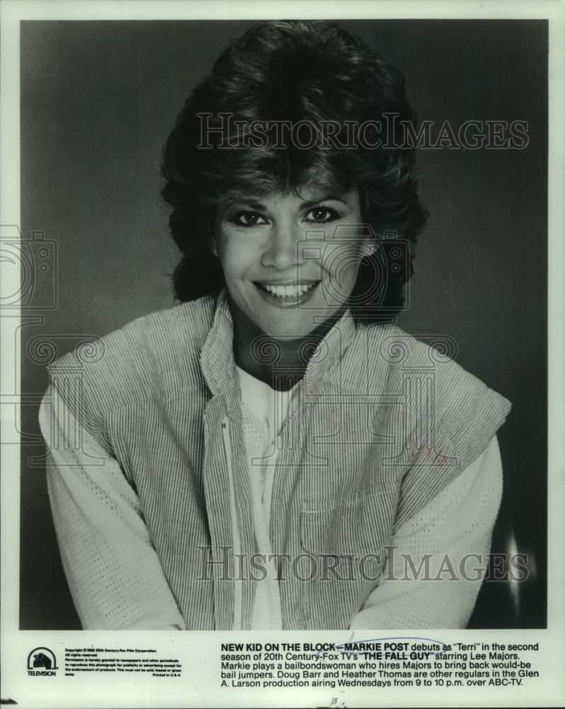 1983 Press Photo Markie Post joins the cast of The Fall Guy, on ABC. - nop69899