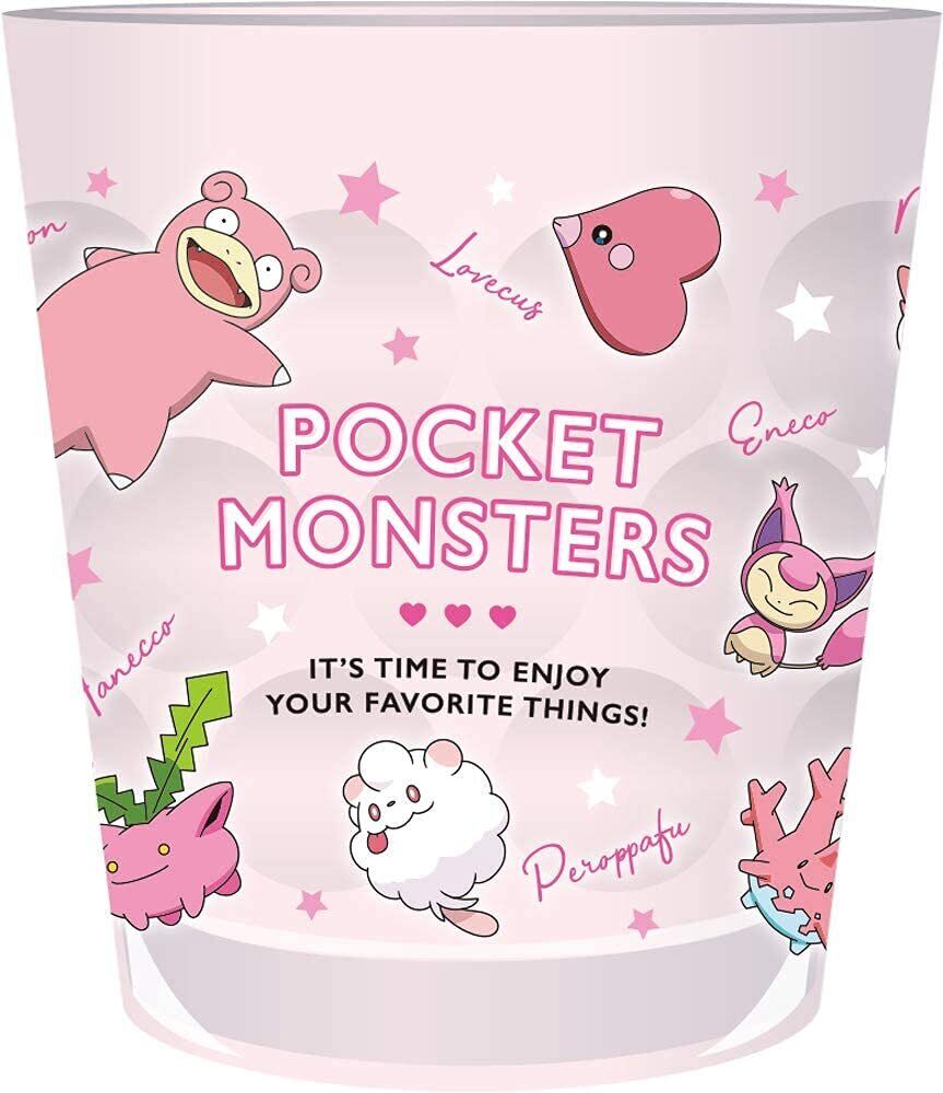 T'S Factory Cup Pokemon Colors Pink Plastic 300ml Clear