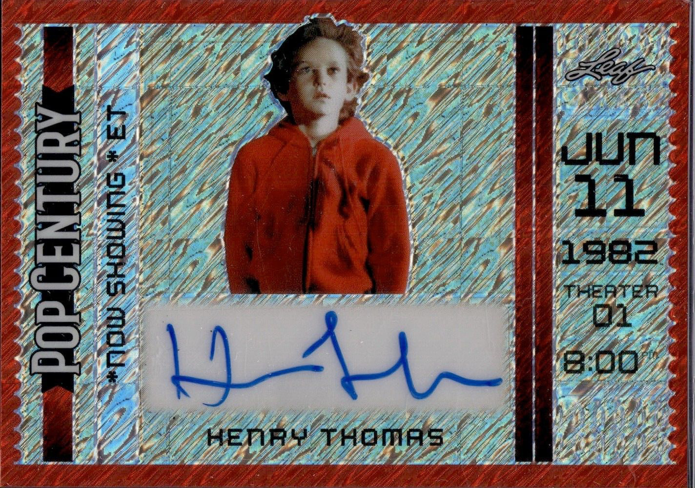 2024 Leaf Pop Century Henry Thomas NOW SHOWING AUTO #4/5 signed