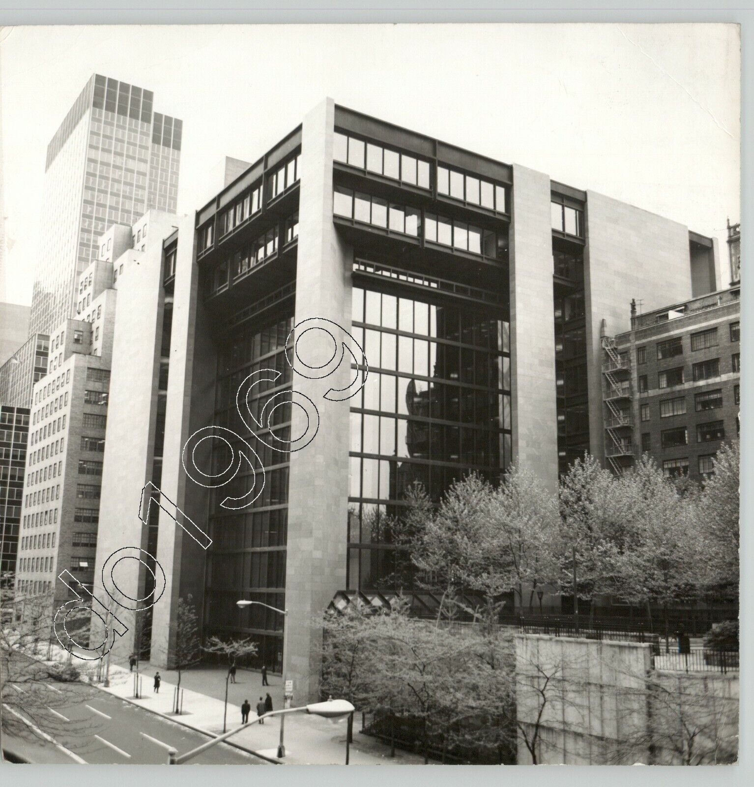 VTG ARCHITECTURE Ford Foundation Building New York City 1960s Press Photo PIX