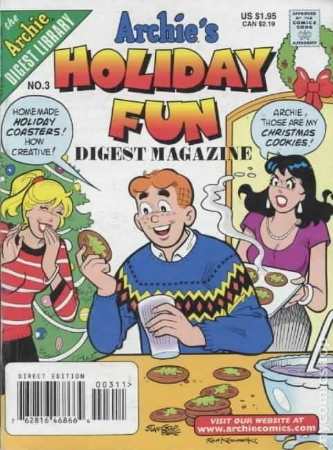 Archie\'s Holiday Fun Digest #3 VG 1999 Stock Image Low Grade