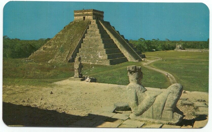 Yucatan Mexico The Castle Postcard 