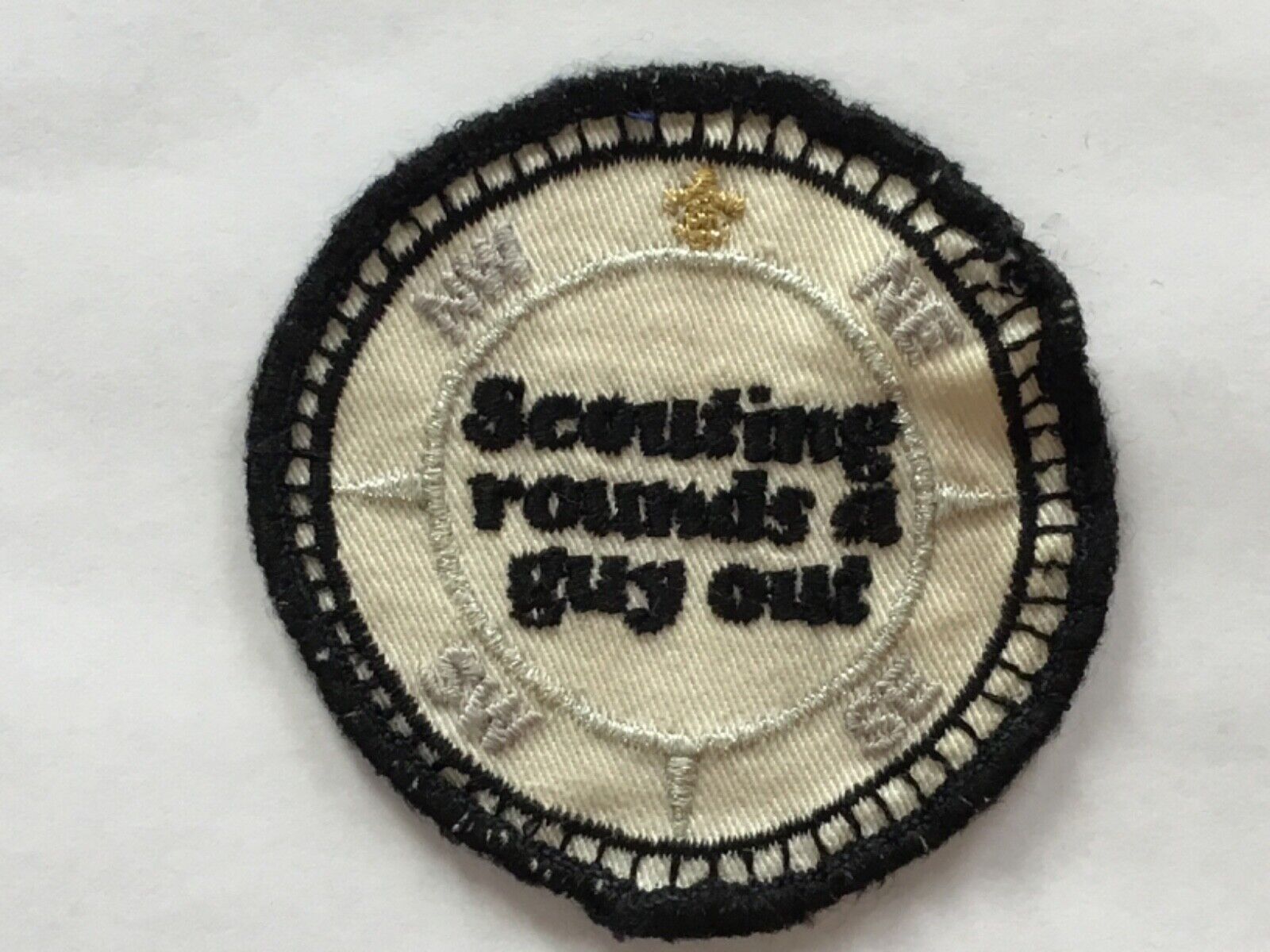 1965 Scouting Rounds A Guy Out patch