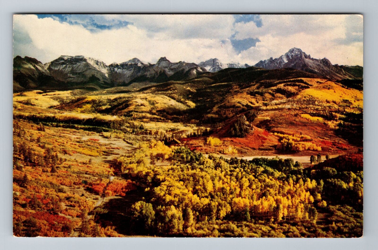 Ouray CO-Colorado, San Juan Mts, Sneffels Massif, Vintage Postcard
