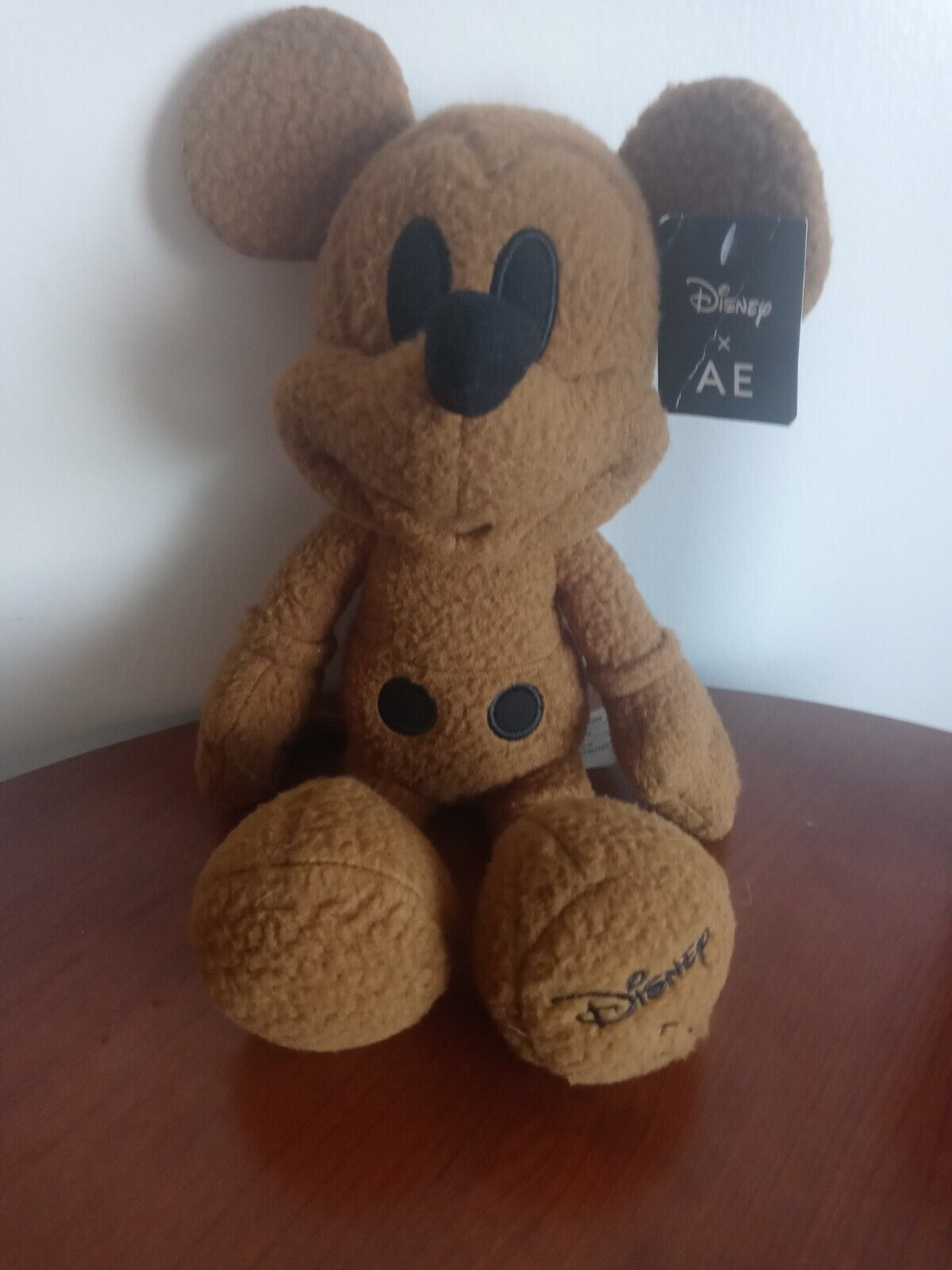 NEW Disney Mickey Mouse X AE American Eagle Special Edition Plush Doll Brown Kid