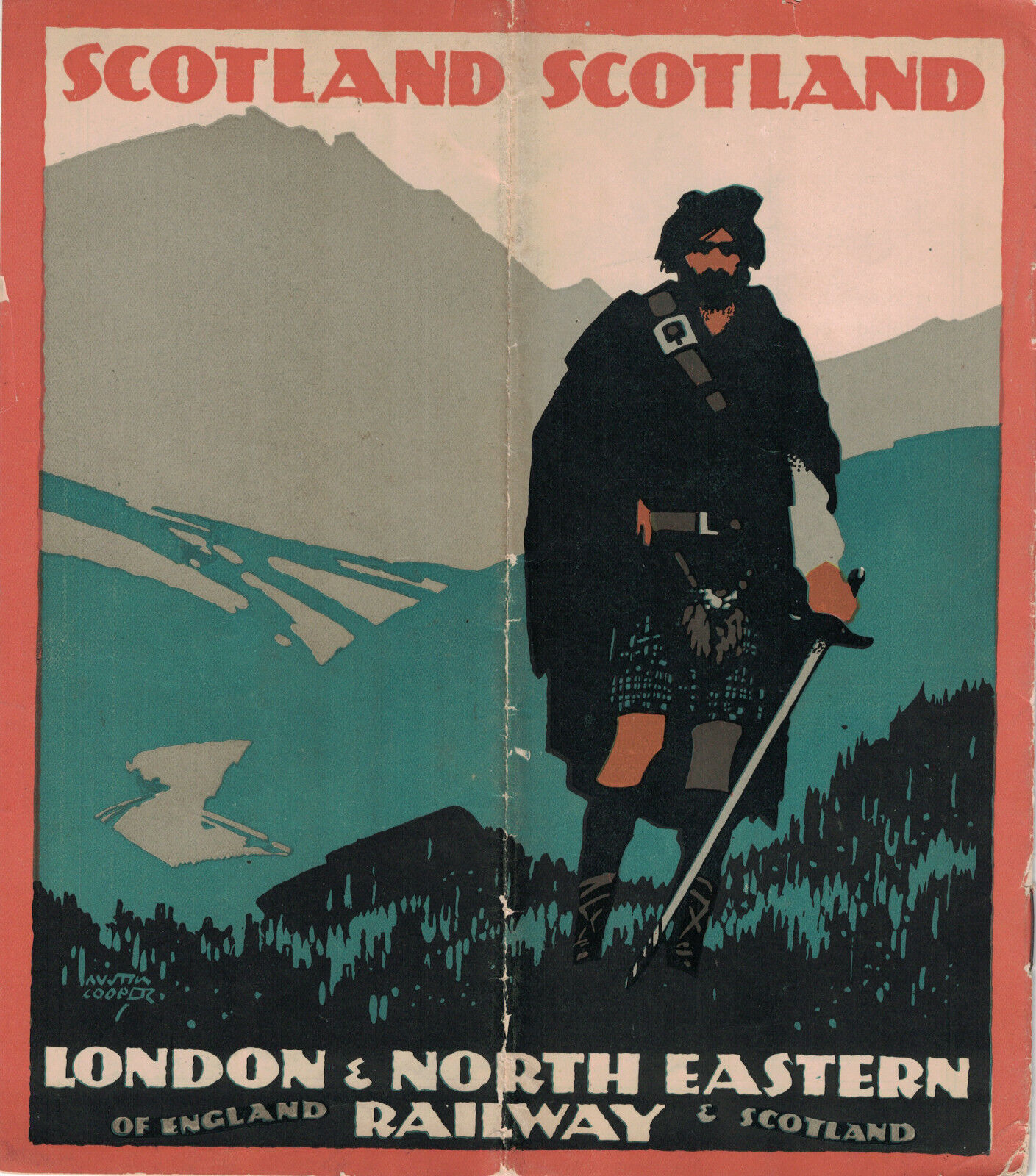 c1930s LNER Scotland Railway Travel Guide Publicity Brochure Travel