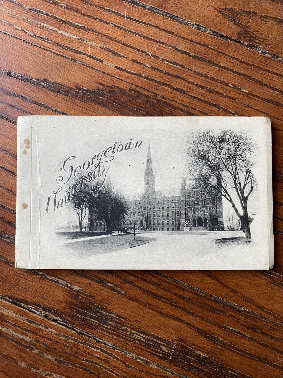 Vintage Georgetown University Washington DC Postcard Booklet W/ 13 Cards