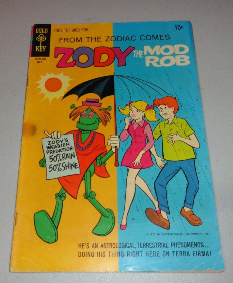 1970 Gold Key Comics ZODY the Mod Rob #1