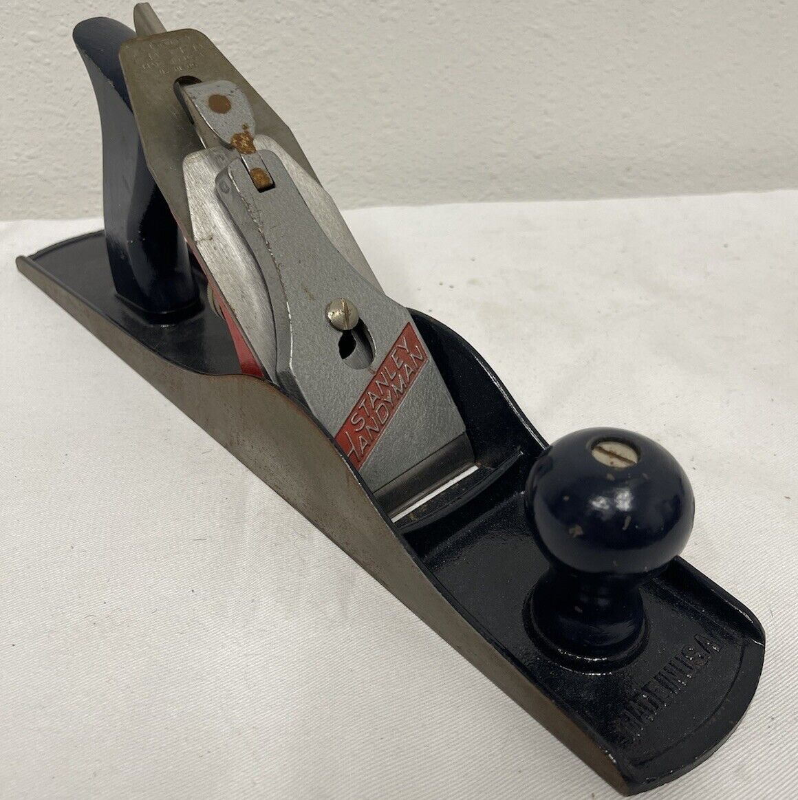 Vintage Stanley Handyman H1203 Woodworking Wood Plane, Made in USA, Collectible