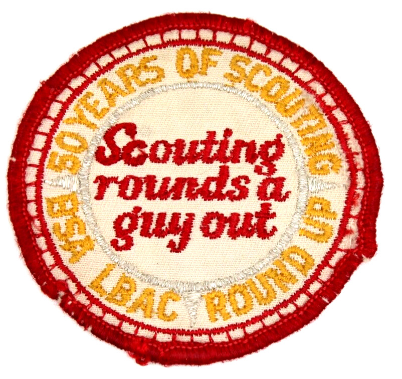 50 Years of Scouting Rounds a Guy Out Long Beach Area Council Patch California