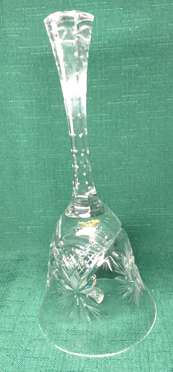 Vintage Crystal Bell Pinwheel and Star Design By Cristal Clear Industry