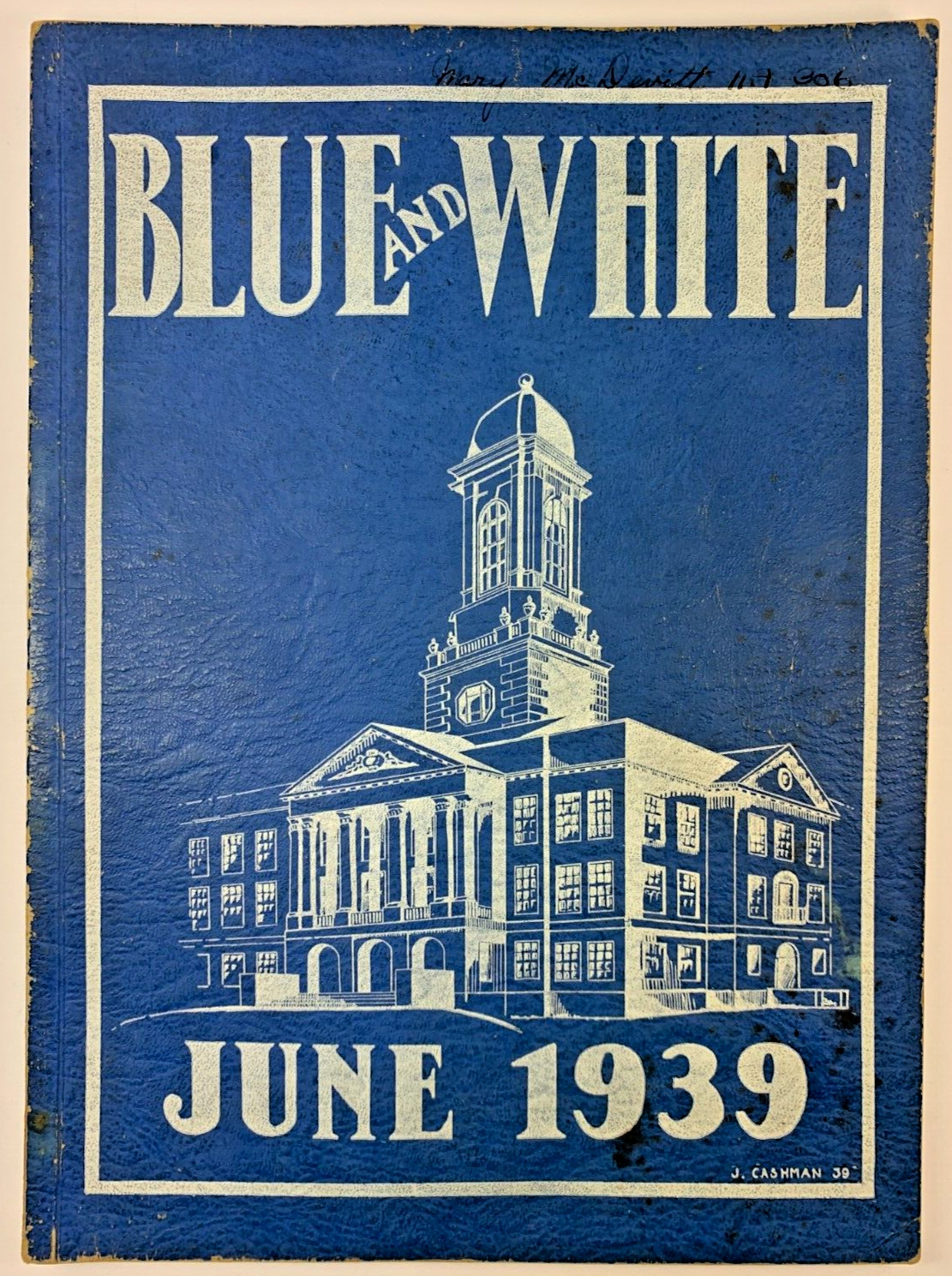 Hope High School Yearbook June 1939 Providence RI Rhode Island Original