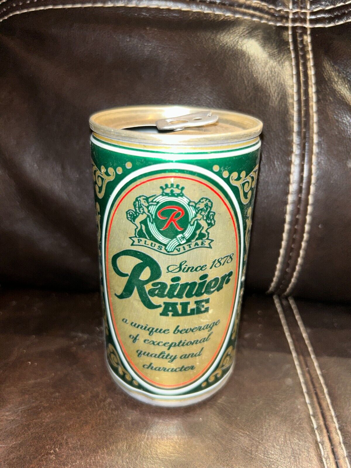 Rainier Ale 12 oz Can Flat Top Pull Tab 60s/70s RARE