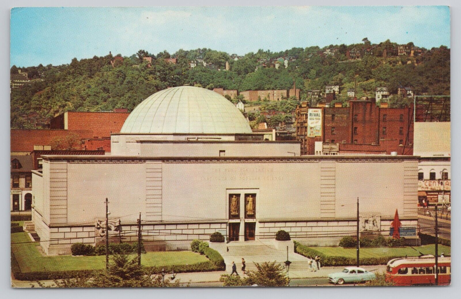 Postcard Pittsburgh PA Pennsylvania Buhl Planetarium Unposted c1950\'s