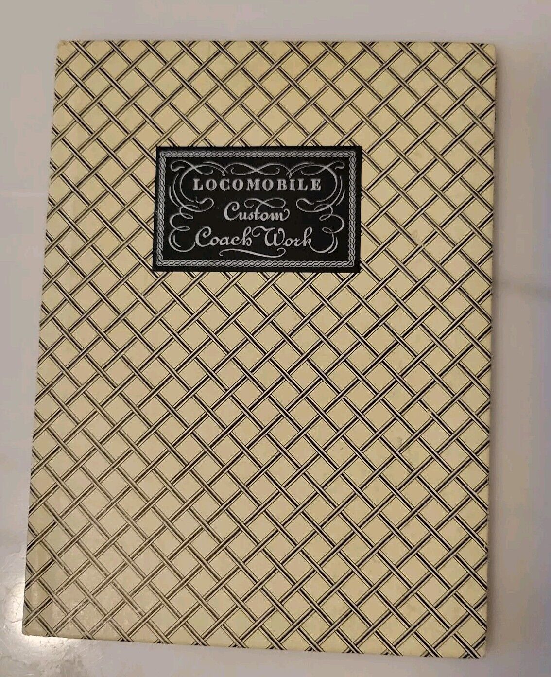 RARE Original 1917 LOCOMOBILE Custom Coach Work Book 5x6 24pg Full Line Models