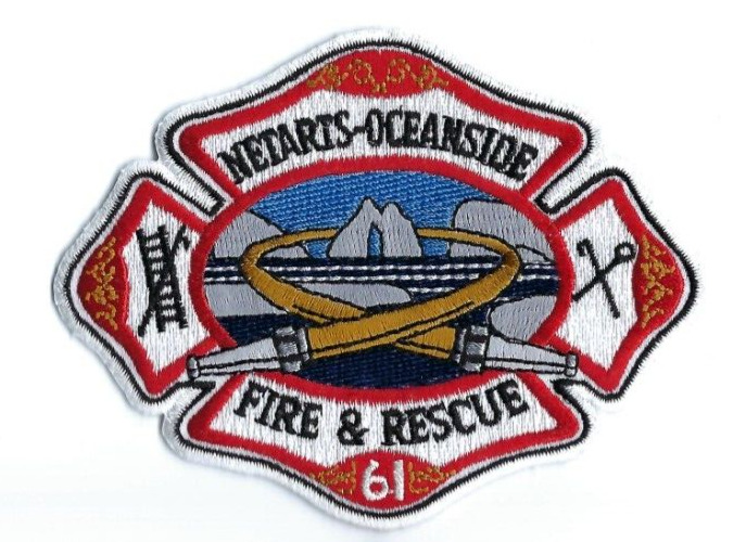 Netarts-Oceanside (Tillamook County) OR Oregon Fire & Rescue 61 patch - NEW